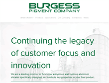 Tablet Screenshot of burgesspigment.com